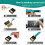 Portable Cordless Soldering Iron Kit with LCD Display, USB Powered, Quick Heat- 6