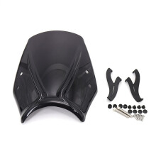 Motorcycle Windshield Wind Deflector Windscreen Fairing Baffle Cover for Trident 660 Trident660 2021 2022(Black)