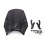 Motorcycle Windshield Wind Deflector Windscreen Fairing Baffle Cover for Trident 660 Trident660 2021 2022(Black) 1