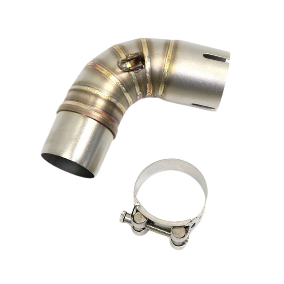 Motorcycle Modification Intake Manifold Connection Pipe 51Mm Exhaust Pipe Middle Section For Cb1000 2009-2018 Light 4713516364295