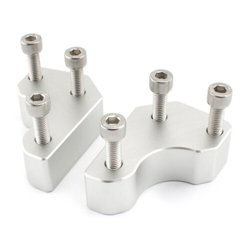 Motorcycle Handlebar Raise Pad Handle Bar Riser for  GTR1400 2008-2022 Height Increasing Pad Silver