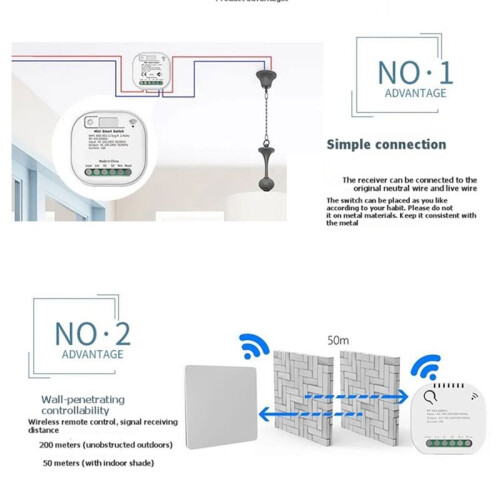 ZigBee  Wireless Self-Powered ,Kinetic  for Alexa  Home Easy Installation