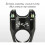 HASSNS Bicycle Handlebar, Adjustable Vertical Bikes Handle 31.8mm Length 35mm 0 Degree Bicycle Handlebar Accessories A 2