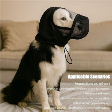 Maschera Protettiva per Cani Previene Le Punture di Zanzara Previene I Morsi di Cane Previene L'Ingestione Casuale Della Maschera L