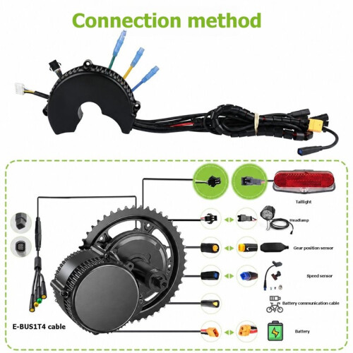For Bafang Mid Drive Motor Controller Replacement Motor 48V 750W Motor Controller Accessories 2