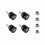 Motorcycle Top Case Bracket Base Plate Bushing Pad Buckle Spacers Tail Box Rear Trunk Luggage Case Side Box Bracket 1