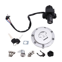 Motorcycle Fuel Cap Ignition Lock with Key Kit for CB250 Hornet FMX650 FMX 650 2005-2006