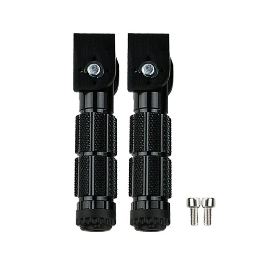 Motorbike Footpegs Aluminum Motorbike Universal Folding Footrests Foot Pegs Premium Rear Foot Pedals For Atv Utv Go Kart 6033382752360