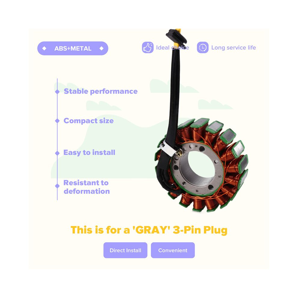21040109702 Stator A/C Generator Magneto Plate For Odes Utv 1000 Dominator X2 Gray 4712194703129