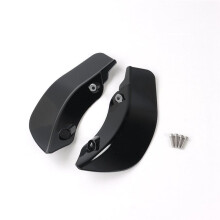 Acessórios para Motocicletas Carenagem Lateral Defletores de Ar de Asa Larga para Road Glide FLTRX 2015-2023 Preto