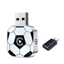 2in1 Wireless Carplay Adapter Android AUTO USB Dongle AI Box Bluetooth5.0+WiFi Wired CarPlay to Wireless Carplay A