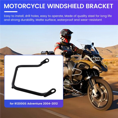 Motorcycle Windshield Bracket Windscreen Wind Deflector Mounting Support for  R1200GS 2004-2012 R1200 Adventure ADV 1