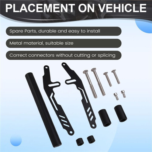 Motorcycle Navigation Stand Holder Mobile Phone Mount Bracket for  368G 368-G 1