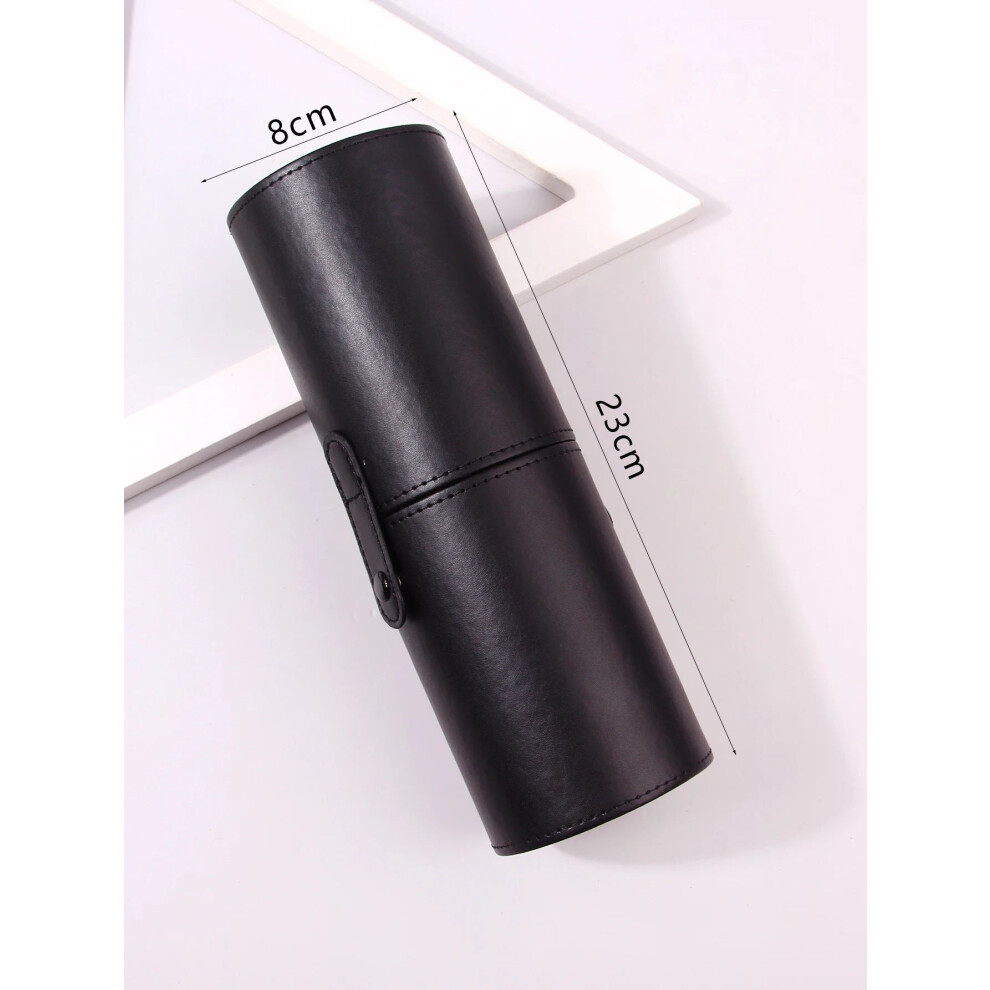 My Store (Large Size) Makeup Brush Holder Large Capacity Make Up Brush Case Organizer Cosmetic Cup Cylinder Storage Bag