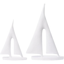 1set/2PZ Sculture Moderne Decorazione per La Casa, Ornamento Decorativo A Vela, Decorazioni per Barche, Sculture e Statue Artistiche