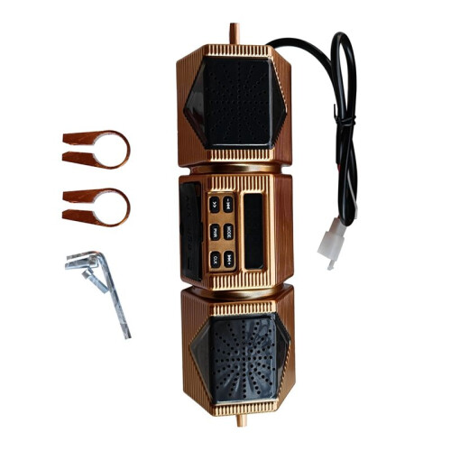 Motorcycle Universal Stereo Speaker  Amplifier  Compatible V2.1 and Technology MP3 Music Player