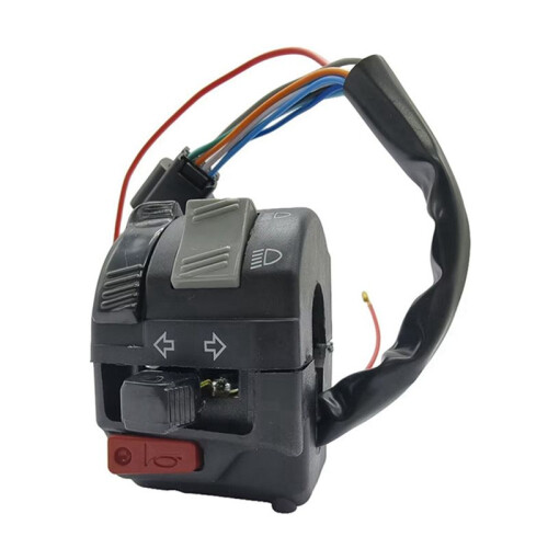 Left SwitchMotorcycle Handlebar Control Headlight Turn Signal Fog Light Horn  for Click 150
