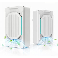 Luftreiniger für Haustiere zu Hause (2 Stück), Luftionisierer zum Einstecken für Schlafzimmer, Küche, für Haustiere,  & Pollen US-Stecker