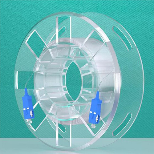 LC UPC APC Indoor Transparent Fiber Optic Cable Invisible Singlemode Single Core Jumper SCSC Cable Patch Cord 1