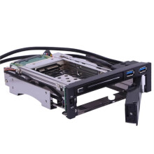 Bahía Doble para Discos Duros III de 3,5 y 2,5 Pulgadas (HDD y SSD) con Carcasa Extraíble Integrada para Discos Duros y Estación de Acoplamiento.