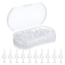 Ohrringe Aus Kunststoff, 200 Stück Transparente Sport-Ohrringe, Transparente Kunststoff-Ohrstecker für Sport, Ohrringe zum Selbermachen.