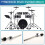 Electronic Drum Cymbal Arm Bracket Mount Holder Drum Rack Clamp Adjustable Clamp, Drum Parts 2