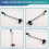 Electronic Drum Cymbal Mount Holder Drum Rack Clamp, Adjustable Clamp, Drum Parts 7