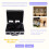 Stage Electronic Sprayer Equipment Bar Wedding Performance Props Starlight Waterfall Machine, 2 Control+4 Base EU Plug 6