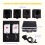 Stage Electronic Sprayer Equipment Bar Wedding Performance Props Starlight Waterfall Machine, 2 Control+4 Base EU Plug 5