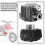 52.4mm Motorcycle Cylinder   Piston Kit for 110 WS110 C110 110cc ATV UTV 2