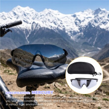 Óculos de Ciclismo Sem Armação, Óculos de Esportivos, Óculos de Proteção para Ciclismo e Direção Ao Ar Livre com Proteção UV A