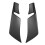 Deflector Shield Winglets Fixed Wind Wing Air Deflectors Fairing for  RSV4 2009-2020 Motorcycle Accessories 4