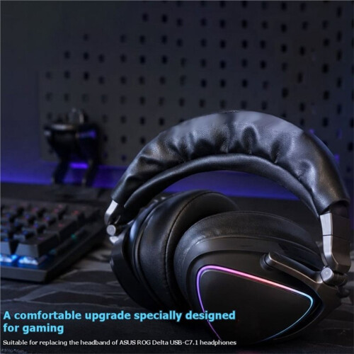 Cuscinetto per Archetto per Cuffie Wireless per   per Delta USB-C 7.1, Ricambio per Archetto, Colore Nero 1