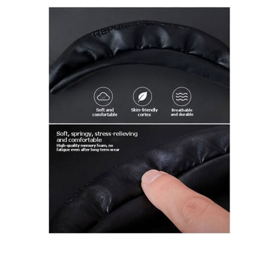 Cuscinetto per Archetto per Cuffie Wireless per   per Delta USB-C 7.1, Ricambio per Archetto, Colore Nero 2