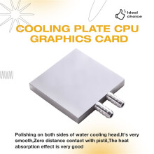 Cooling Plate CPU Card 40x40x5.5mm Ultra-Thin Water Block Perfect Partner for Heat Dissipation and Cooling