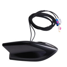 Antena de Teto Tipo Barbatana de Tubarão Preta 282060475R para Koleos Kadjar 2017-2019 com Sinal de Rádio FM/AM