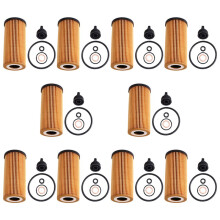 Kit de 10 Filtros de Aceite de Motor 11428593186 para F40 F44 F45 F46 116d 218i 220 225 F48 F39 X1 X2 para Cooper S F54-F60
