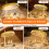 Chick Brooder Heating Plate with LED Light 45W Adjustable Temperature Brooder Plate for 15-20 Baby Chicks US Plug 7