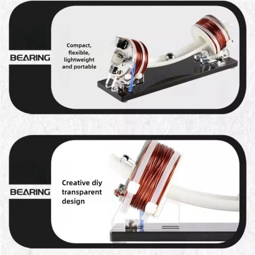 Arc-Shaped Small  Pendulum Magnetic Acceleration High-Tech Desk Ornament Toy Model Arc-Shaped  Pendulum Model 1