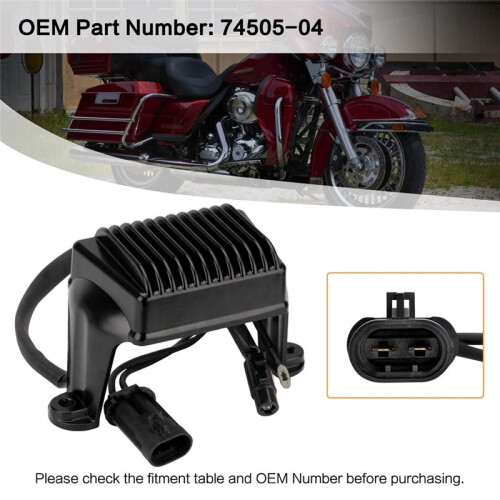 Motorcycle Voltage Regulator Rectifier 74505-04 for  Touring 2004-2005 49-8267 2