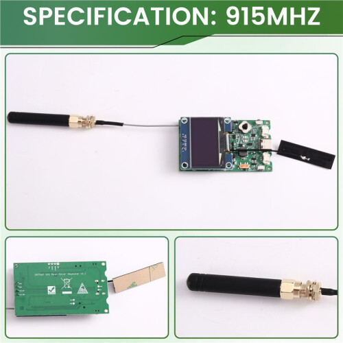 Módulo LoRa para Meshtastic GAT562 30S Pod com Tela OLED de 1,3 Polegadas, RF52840, SX1262, L76K, GPS, LoRa Meshcore 30dBm, BT, WIFI 915MHz 1
