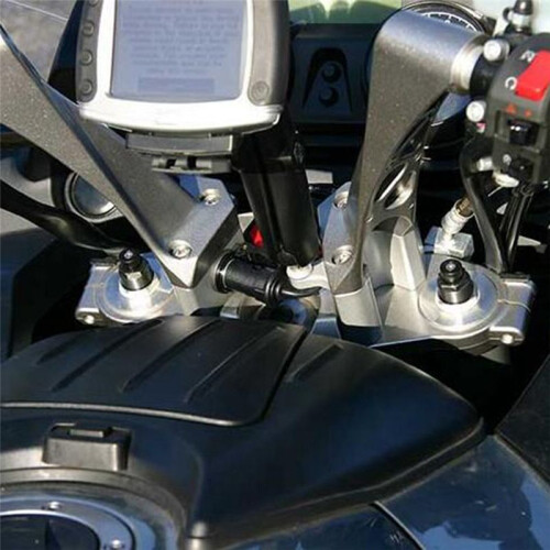 Motorcycle Handlebar Raise Pad Handle Bar Riser for  GTR1400 2008-2022 Height Increasing Pad Silver 1