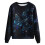 Damen-Langarm-Sweatshirt mit glitzerndem Grafikprint (1er-Pack) 5