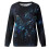 Damen-Langarm-Sweatshirt mit glitzerndem Grafikprint (1er-Pack) 6
