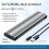 M. 2 Solid State Mobile Hard Disk Box USB 3.2 Metal Heat Dissipation External Type-C Interface /NVMe Dual Protocol B 2