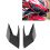 Motorcycle Side Wind Wing Side Spoiler Side Guide Wing Spoiler for  CBR650R 2019-2023 Motorcycle Accessories 3