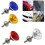 2 PCS Push Button Quick Release Hood Bonnet Pins Lock Clip Car Bumper  Kit 7