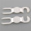 HiFi Audio Speaker Binding Post Bridge 5N KTV Speaker Cable Jumper U Fork Audio Terminal Connector-C 6