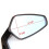 Espelho Retrovisor Universal para Motocicleta de 22 mm e 7/8 Polegadas com Guidão Modificado 7