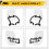 Motorcycle Front Windshield Deflector Wind Shield Windshield Lens for  CRF250L/S CRF300L 2021-2022 5